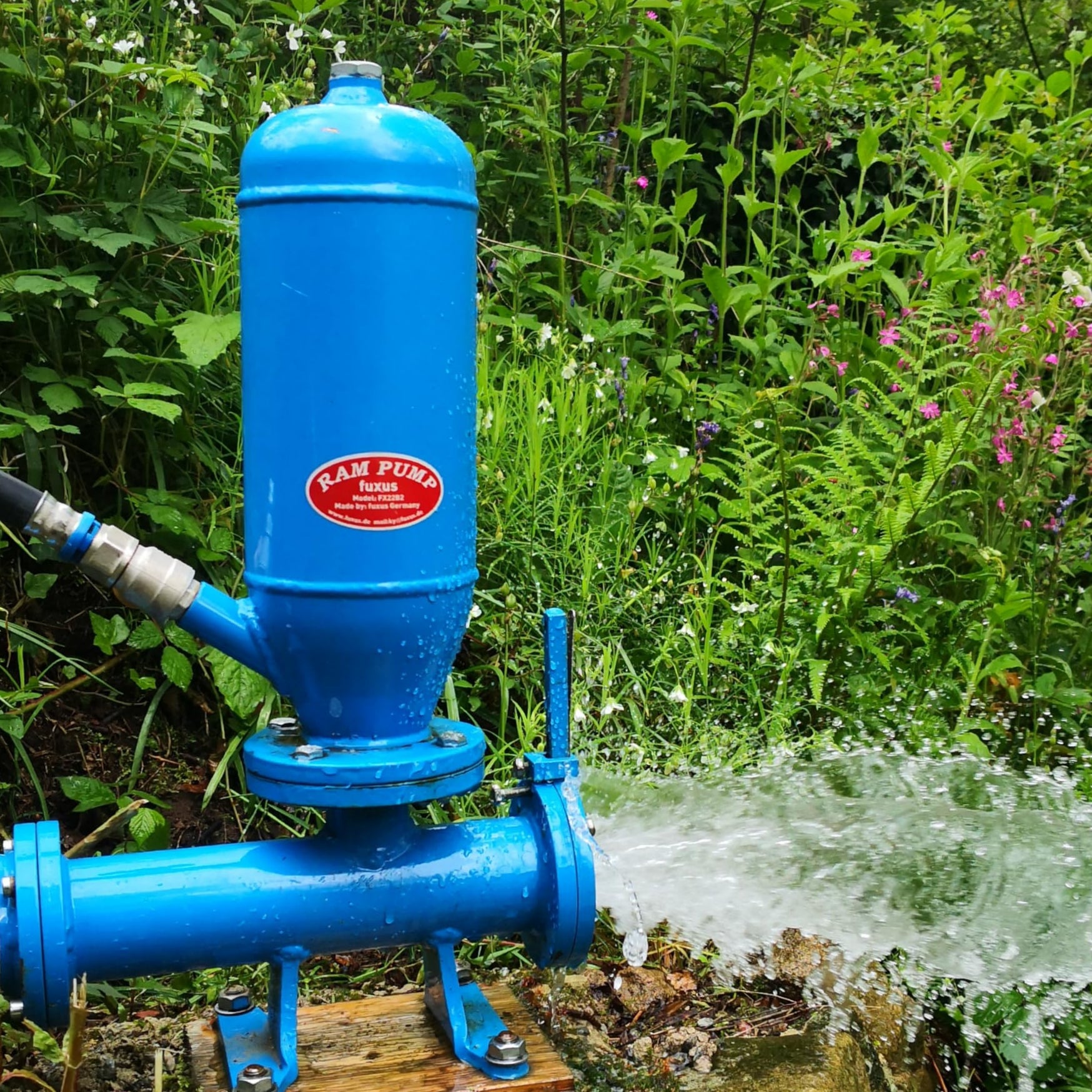 Power-free lift to 100 meters – build your ram pump