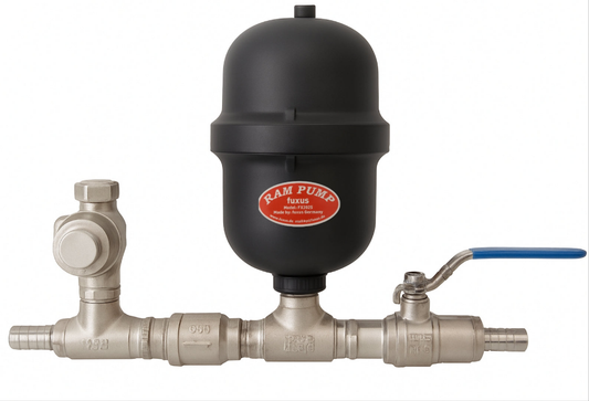 Fuxus Edelstahl hydraulischer Widder rostfrei Stainless Steel ram pump drinking water