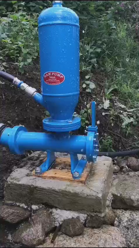 Charger la vidéo : hidraulich ram pump belier hydraulique