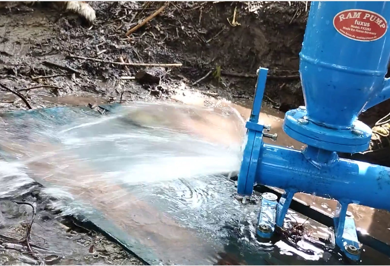 2" DIN50  Bomba Hidráulica de Ariete con Accionamiento de Energía de Agua Libre Para Riego