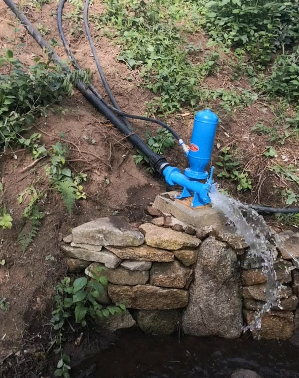 2" DIN50  Bomba Hidráulica de Ariete con Accionamiento de Energía de Agua Libre Para Riego