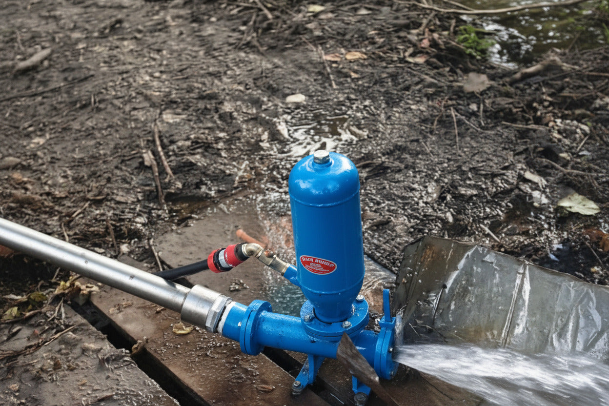 fuxus Hydraulischer Widder 2 Zoll bewaesserung